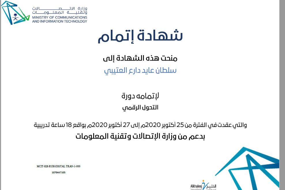 التحول الرقمي